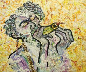 Sadhu // 61x73cm, oil on canvas, 2009, sold