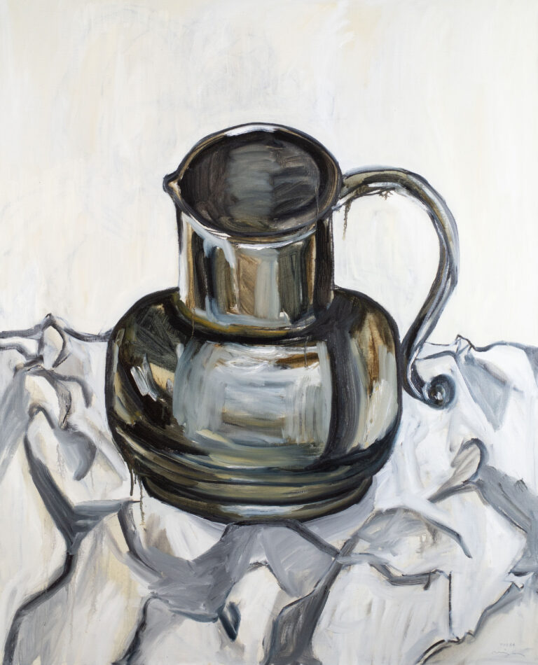 Tin pitcher